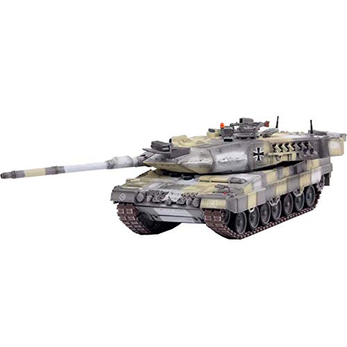 Yxxc Modelo mecánico de Construciton, Modelo de Tanque Fundido a Escala 1/72, Tanque de Batalla Principal Leopard 2A7, Resina del ejército alemán, Juguetes y Regalos Militares, 5.3 Pulgadas x 2 p
