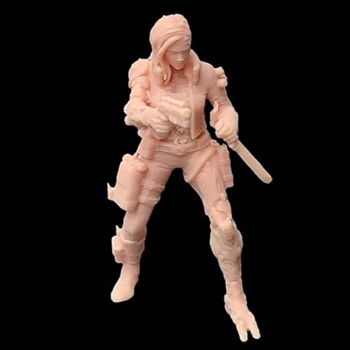 ZEDACA 1/43 Figura Profesional mercenario Miniatura Hombre Mujer Modelo Garaje Kit Debe ser Coloreado por Usted Mismo-#1