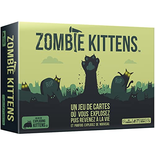 Zombie Kittens – Juego de Ambiance – De 2 a 5 jugadores – 7 años y más – Juego en Español