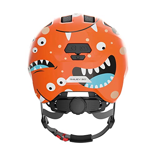 Abus Smiley 3.0 Casco de Bicicleta, Unisex, Naranja (Orange Monster), M (50-55 cm)