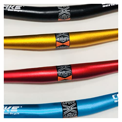 Aleación de Aluminio de la Manillar de la Bicicleta de montaña 31.8mm Lightweight 780mm Bicycle Riser Bar Extra Larga for MTB Racing de Ciclismo Cuesta Abajo (Color : Red)