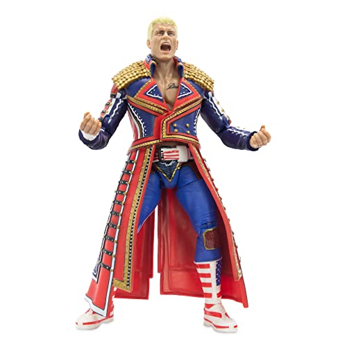 All Elite Wrestling AEW Cody Rhodes UNRIVALED Supreme - Figura de Cody Rhodes de 6 pulgadas con accesorios