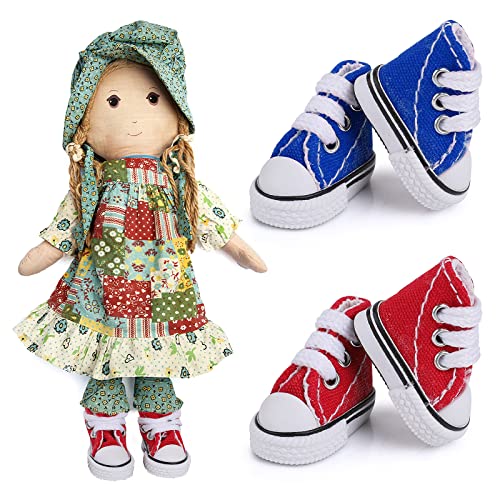ASTER 2 pares de zapatos de skate con dedos, mini dedos, juguetes para dedos, zapatos de lona para niños, zapatos de baile para dedos pequeños