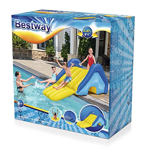 BESTWAY Tobogán Hinchable Infantil para Piscina Giant Pool 247x124x100 cm Multicolor