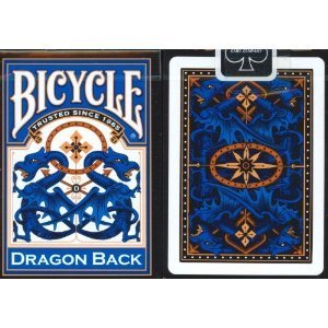 Bicycle Blue Dragon Back Playing Cards - 1 Sealed Blue Deck by Bicycle