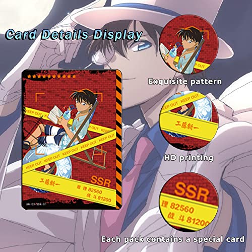 Booster Box Detective-Conan Game Card Trading Cards Card Pack Trading Card Booster Box Anime Games TCG CCG(30 Hojas por Caja, 5 Hojas por Paquete)(Chino) ([Conan2-3] 1 Caja)