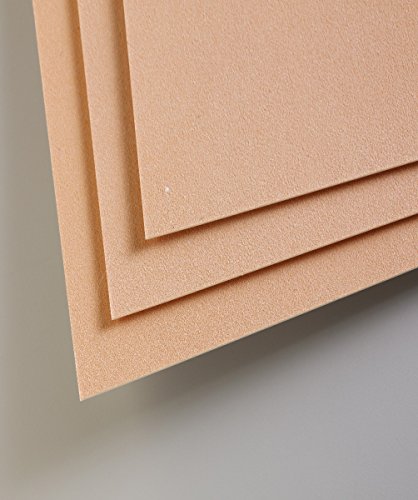 Clairefontaine - Ref 96012C - Hojas para Sobres Pastelmat (paquete de 5 hojas) - Tarjeta de 360 g/m² - 50 x 70 cm - Color Sienna - Especialmente formuladas para usar con pasteles