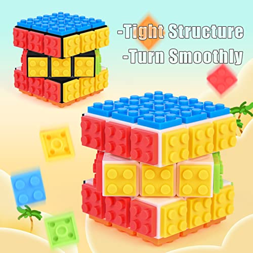 colmanda Speed Cube 3D, Premium Cubo Mágico, Magic Cube Puzzle Toys, Juegos de Rompecabezas 3D para Niños Adultos Cumpleaños, Halloween