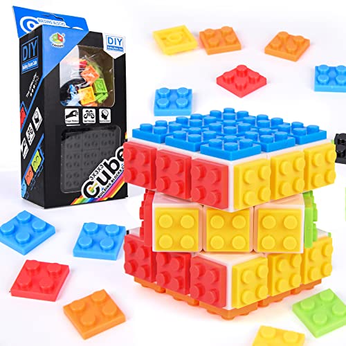 colmanda Speed Cube 3D, Premium Cubo Mágico, Magic Cube Puzzle Toys, Juegos de Rompecabezas 3D para Niños Adultos Cumpleaños, Halloween