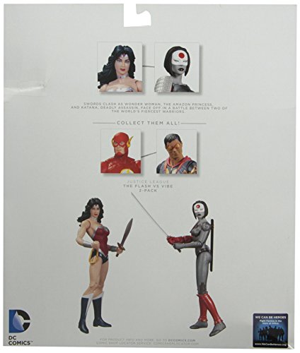 DC Collectibles DC Comics The New 52 Wonder Woman vs Katana Figura de acción, Paquete de 2