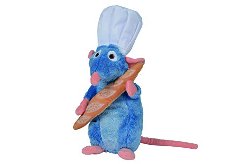 Disney- Peluche Ratatouille Felpa, Color Azul (Simba Toys 6315876323)