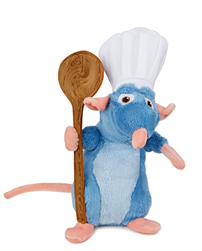 Disney - Pixar - Peluche de Ratatouille Remy con Toque y Cuchara 25 cm, 5874986, 1 unidad