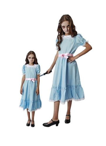 DM Disfraz de Hermana Siniestra para Mujer y Niña. Varias tallas. Incluye: Vestido. (Talla 3/4 años, Niña)
