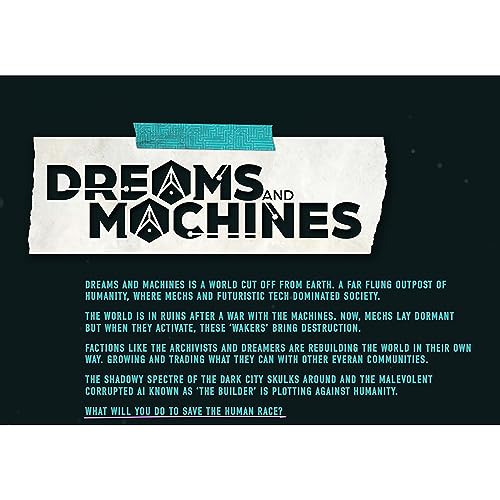 Dreams and Machines: Gamemaster's Guide - Libro de RPG de tapa dura, Juegos de rol, GM Evera Prime World Information, Modiphius