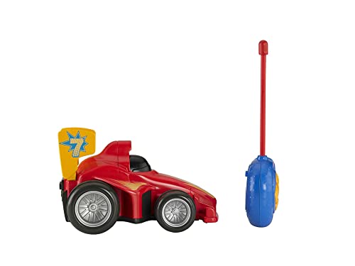 Fisher-Price Mi primer coche teledirigido, coche de juguete radio control, regalo para niños +3 años (Mattel GVY94)