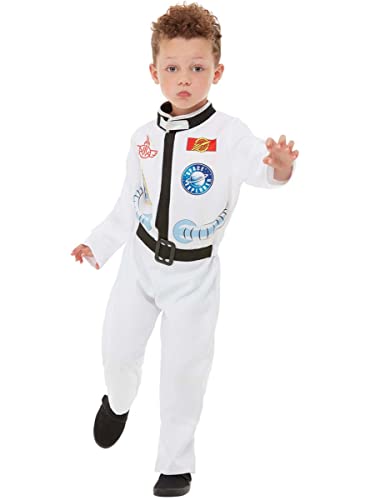 Funidelia | Disfraz de Astronauta para niño y niña Talla 10-12 años Hombre del Espacio, Espacio, Luna, Profesiones - Blanco