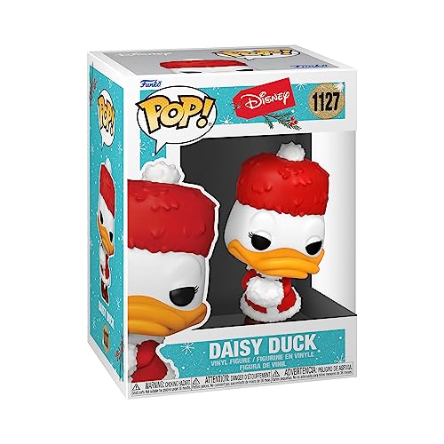 Funko Pop! Disney: Holiday 2021- Daisy Duck - Figura de Vinilo Coleccionable - Idea de Regalo- Mercancia Oficial - Juguetes para Niños y Adultos - Muñeco para Coleccionistas y Exposición