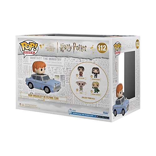 Funko POP! Ride Súper Deluxe: Harry Potter Chamber Of Secrets 20th - Ron Weasley Con Car - Figuras Miniaturas Coleccionables Para Exhibición - Idea De Regalo - Mercancía Oficial - Fans De Movies