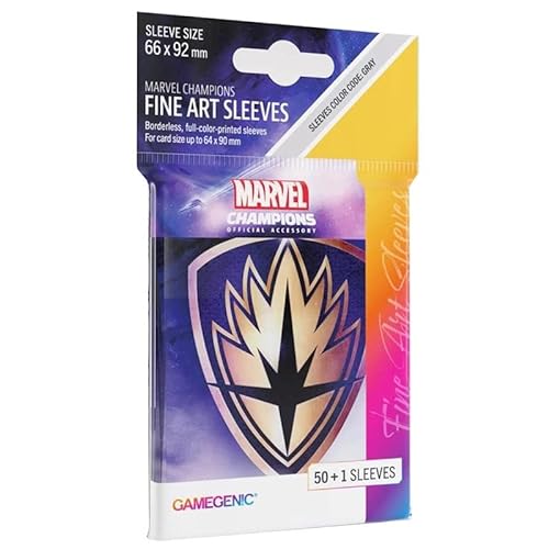 Gamegenic - Marvel Champions Sleeves Guardians of the Galaxy - Multilenguaje (incluye Español)