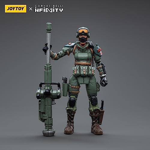 HiPlay JoyToy × Infinity - Juego completo de figuras de acción de ciencia ficción a escala 1/18 con licencia oficial, Ariadna Tankhunter Regiment 2
