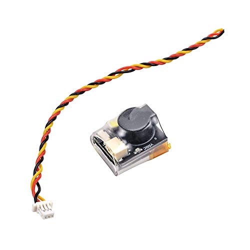 ICQUANZX Rastreador de zumbador de pérdida de señal RC Buscador de luz LED 110dB Alarma de zumbador de pitido para Controlador de Vuelo BF y CF RC Drone