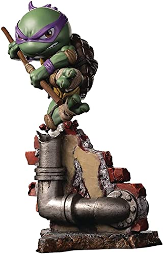 Iron Studios- TMNT Donatello Minico Estatuas, Multicolor, Standard (84059)