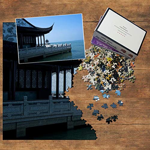 Jardín del Administrador Humilde de China Suzhou Puzzle 1000 Piezas para Adultos Familia Rompecabezas Recuerdo Turismo Regalo