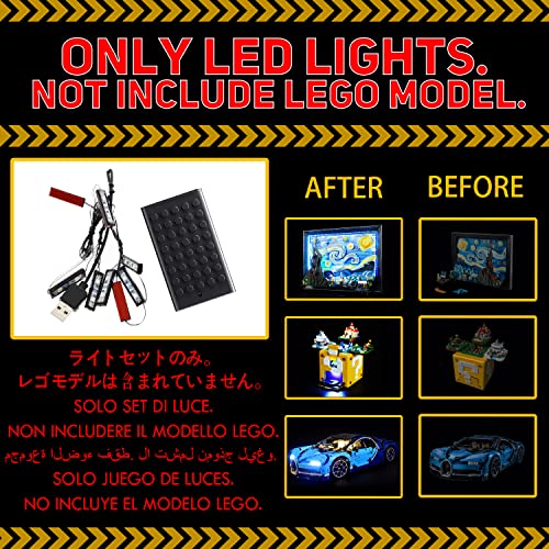 Kits de Led para Lego Hoth AT-ST, Led Solo para Lego 75322 (Solo luz, no Incluye el Juego de Lego).
