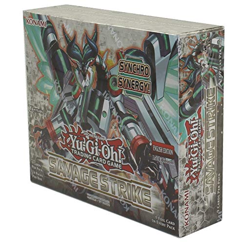 Konami Yu-Gi-Oh! TCG Savage Strike Booster Display Box 24 Packs of 9 Cards Each