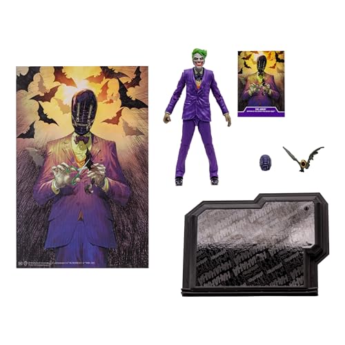Lansay McFarlane Toys - DC Multiverse - The Joker - The Deadly Duo - Gold Label - Figura de colección y Accesorios - Personajes de Comics - A Partir de 12 años