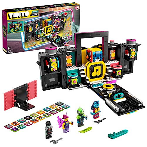 LEGO 43115 VIDIYO The Boombox, Creador de Vídeos Musicales de Juguete, App Realidad Aumentada, Set con 4 Mini Figuras