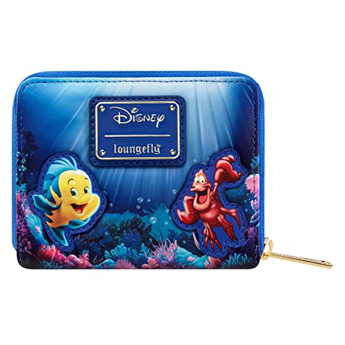 Loungefly - Little Mermaid Wallet - Disney Princesses - Exclusiva Amazon - Monedero Coleccionable - Idea de Regalo - Tarjetero con Varias Ranuras para Tarjetas- Mercancia Oficial - Movies Fans