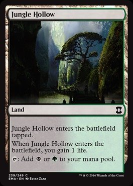 Magic The Gathering - Jungle Hollow (239/249) - Eternal Masters