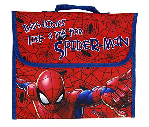 Marvel Spiderman - Bolsa para libros de lectura, Rojo (Rojo) - MNCK10230