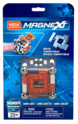 Mega Construx Magnext Mag-Box, juego de construcción con imanes para niños +5 años (Mattel GFF23) , color/modelo surtido