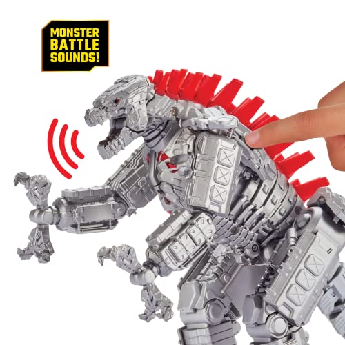 MonsterVerse MNG10000 Godzilla vs Kong 7' Deluxe Figures with Sounds-Battle Roar Mechagodzilla, Multi Colour, 7 Inch