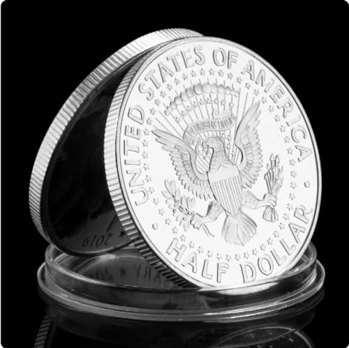NEBBAN Monedas Conmemorativas 75 Aniversario del Desembarco De Normandía Souvenir Moneda Plateada D-Day Veteran Challenge Coin