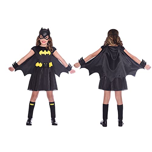 Niño Niña Batgirl Warner Bros Disfraz Clásico (Edad: 3-4 años)