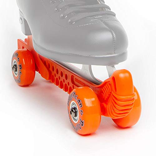Rollergard ROC-N Figure - Protector de patinaje para patines, color naranja neón