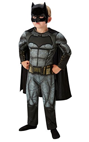 Rubies Batman - Disfraz Batman v Superman para niños, talla L, edad 7-8 años (Altura 128cm / Cintura 56cm)