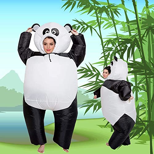 SHMIZZ Disfraz Hinchable Adulto Panda, Halloween Costumes Disfraz Hinchable Disfraz Inflable Carnaval Blow Up Party Cosplay Disfraces para Adultos para Halloween,Cosplay,Fiesta