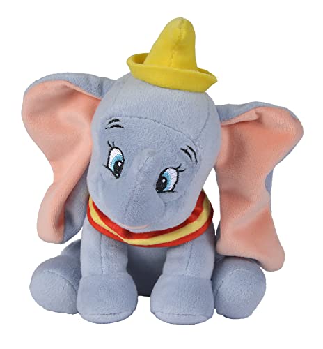 Simba- Peluches Disney Animal Friends 17cm, 6 modelos disponibles, Dumbo, Simba, Bambi, Marie, Tambor, Lady, Se envía una unidad aleatoria, Adecuado para Todas las Edades (6315876253)