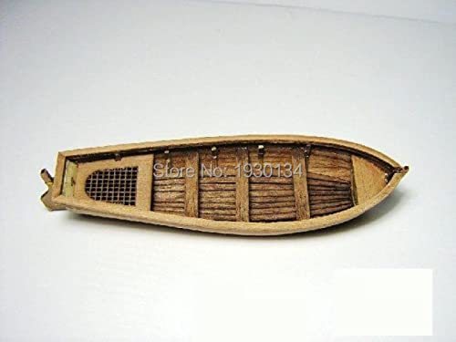 SIourso Maquetas De Barcos De Madera Kits De Modelo De Bote Salvavidas De Madera Clásico Antiguo A Escala 1/50, Modelo De Bote Salvavidas Ruso De 120Mm