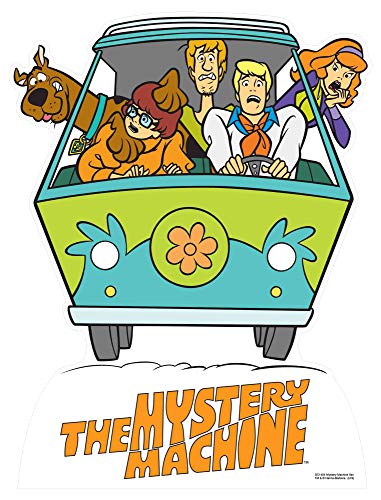 STAR CUTOUTS SC1404 Fred's Mystery Machine Scooby Doo Star - Mini Furgoneta para Fiestas temáticas Infantiles, Altura 93 cm, Multicolor