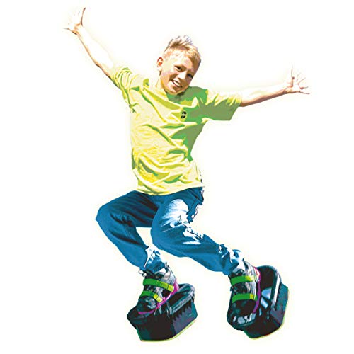 Stay Active MOON Shoes Strap on Self Centering Foam Shoe, Non-Skid - Mini Trampolines for Feet: Indoor / Outdoor Activity Toy for Boys & Girls