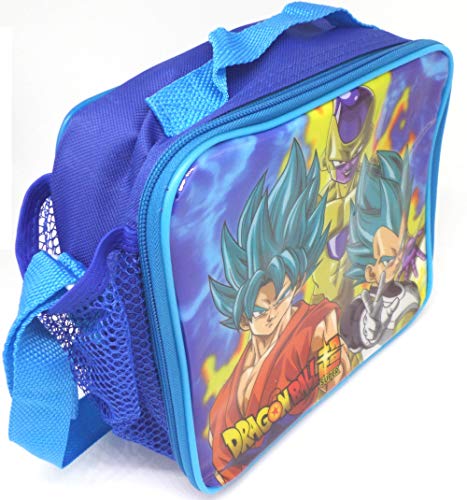 TDL Dragon Ball Z Set De Regalo Bolsa Aislante + Botella para Beber + Caja De Almuerzo - Licenciado Oficialmente - Lunch Bag + Sports Bottle + Sandwich Box - Gift Bundle
