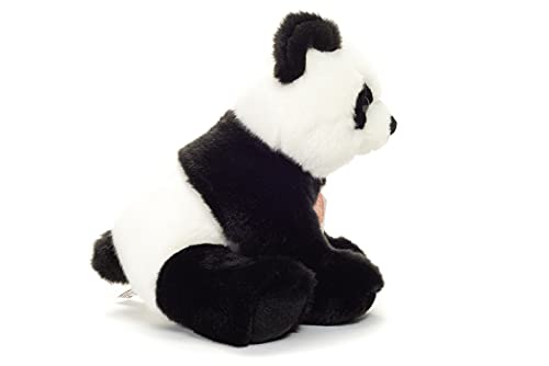 Teddy Hermann 92428 Panda Sentado 25 cm, Peluche