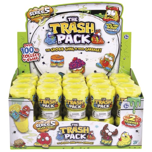 Trash Pack Serie 5 - Cubo con 2 figuras (1 cubo, figuras surtidas) , Modelos/colores Surtidos, 1 Unidad