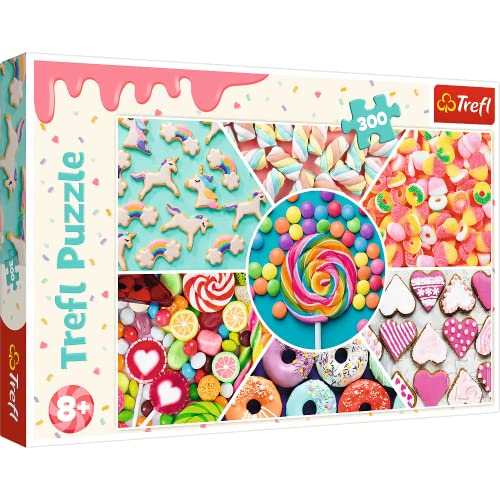 Trefl-de 300 Piezas, para niños a Partir de 8 años Puzzle, Color Dulces, Süßigkeiten