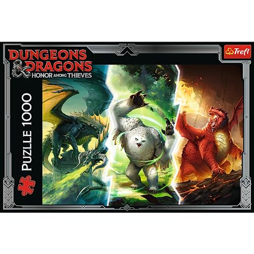 Trefl- Dungeons & Dragons Puzzle, Color Multicolor. (10763)